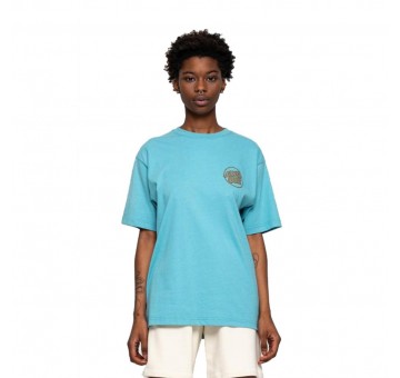 Camiseta Santa Cruz Tiki Dot T Shirt Turquoise