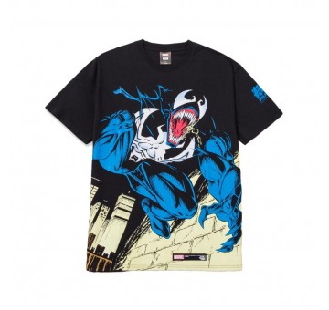 Camiseta HUF Venom S S Tee Negra