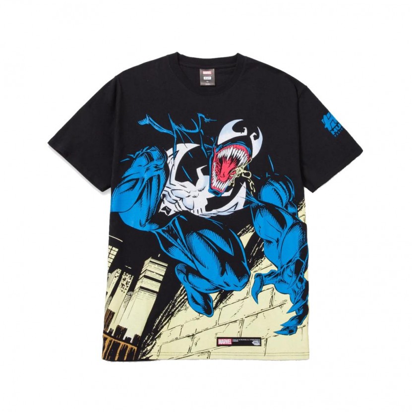 Camiseta HUF Venom S S Tee Negra