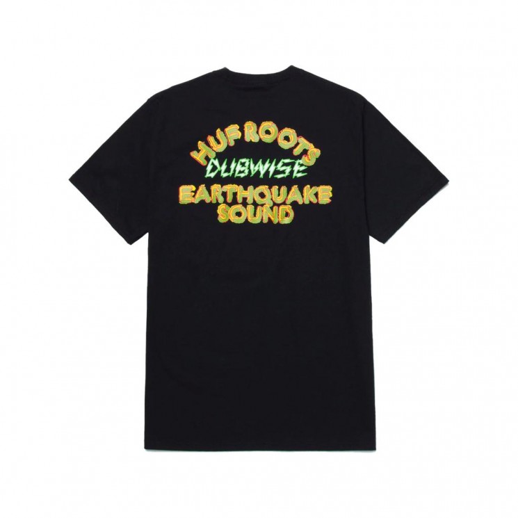 Camiseta HUF Hufquake Sound S S Tee Black