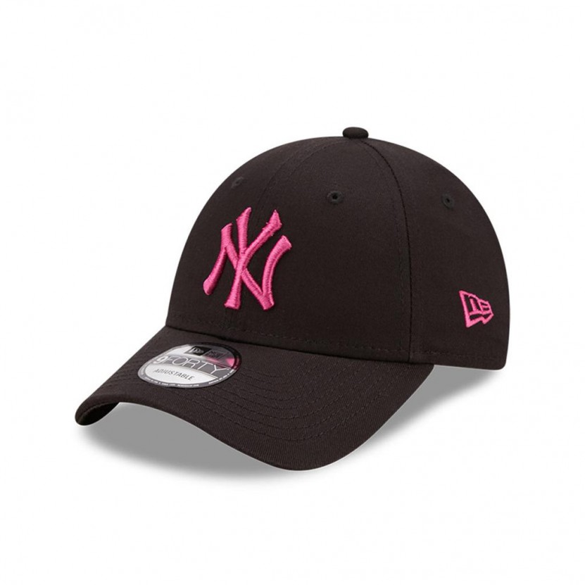Gorra New Era League Essential 9Forty NY Yankees Black Pink