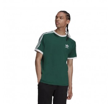 Camiseta Adidas 3 Stripes Tee Colegiate Green