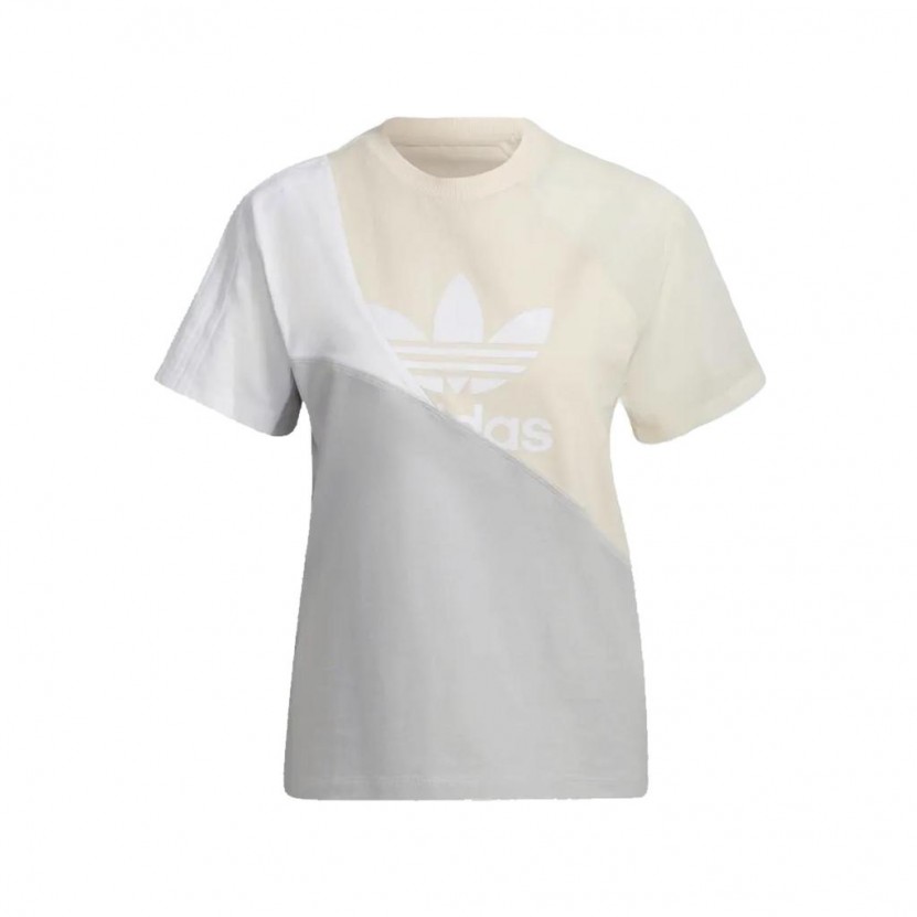 Camiseta Adidas Split Trefoil Tee Wonder White