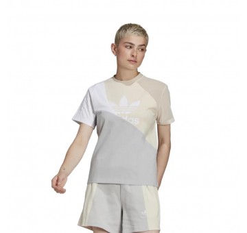 Camiseta Adidas Split Trefoil Tee Wonder White
