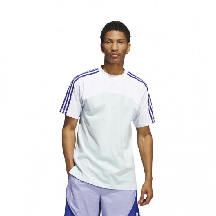 Camiseta Adidas Blocked 3 STR Tee Halo Mint White