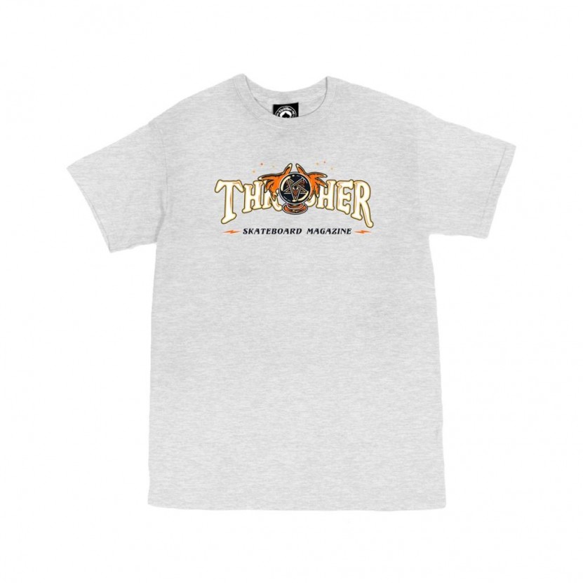 Camiseta Thrasher Fortune Logo Tee Ash Grey