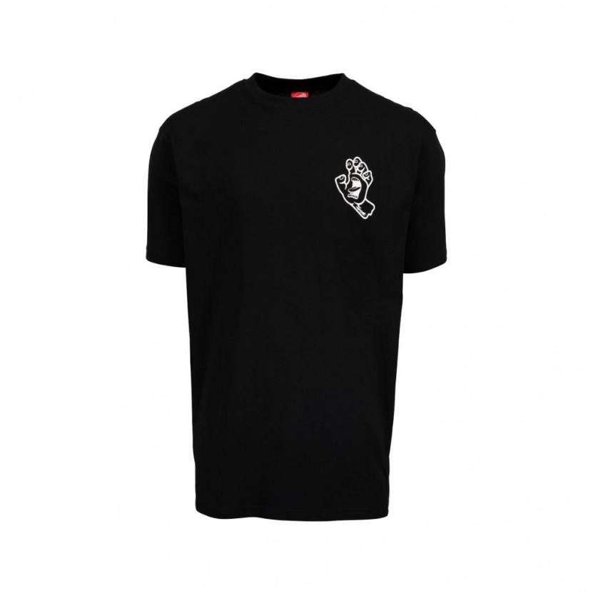 Camiseta Santa Cruz Screaming Hand Fusion T Shirt Black
