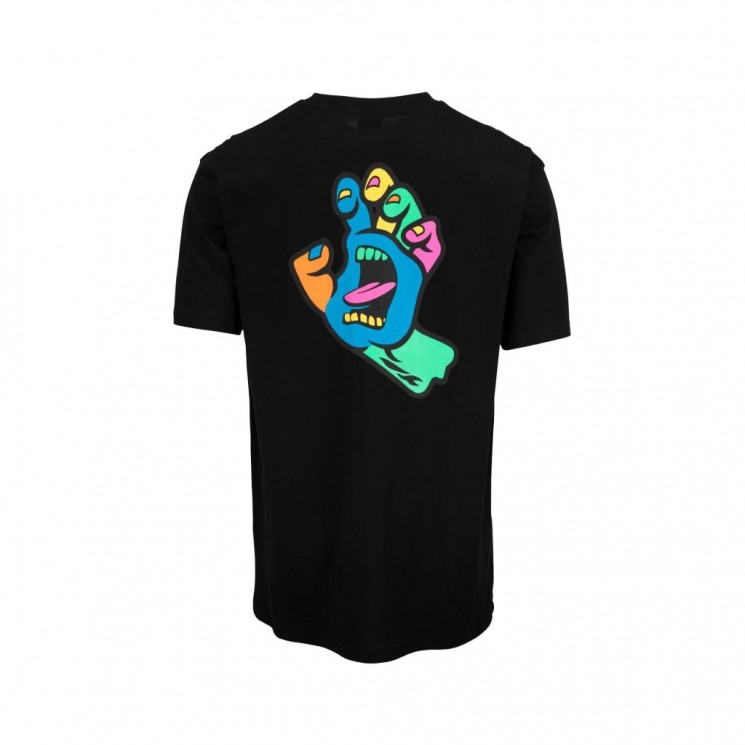 Camiseta Santa Cruz Screaming Hand Fusion T Shirt Black