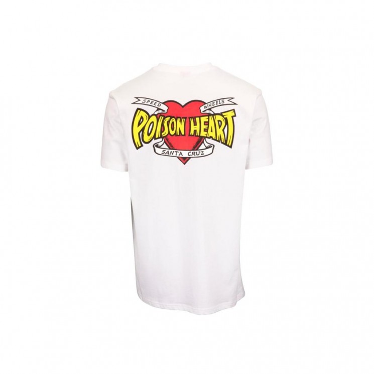 Camiseta Santa Cruz SW Poison Heart T Shirt White