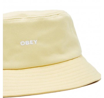 Sombrero Obey Bold Twill Bucket Hat Butter