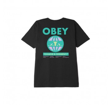Camiseta Obey Global Eyes Black