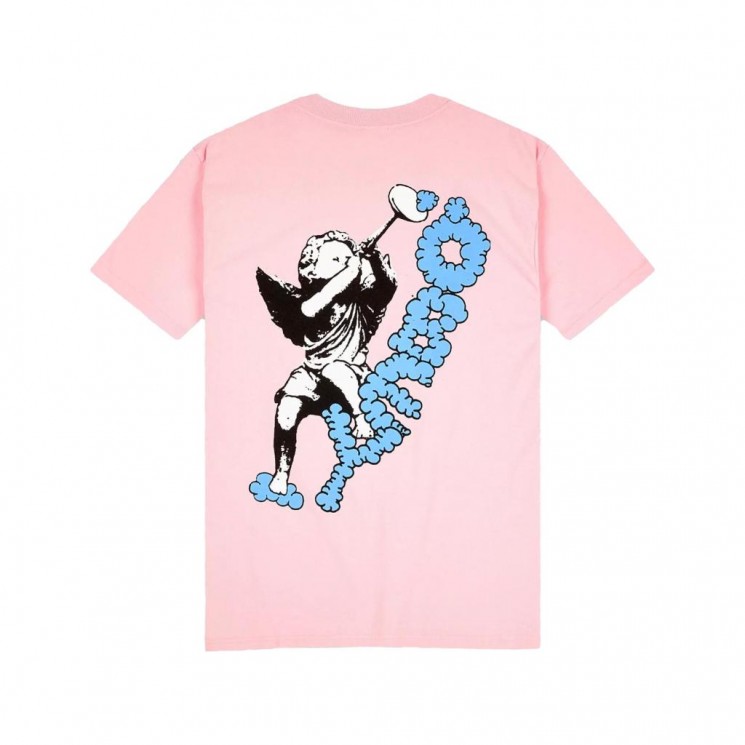 Camiseta Obey Trumpet Angel T Shirt Pink