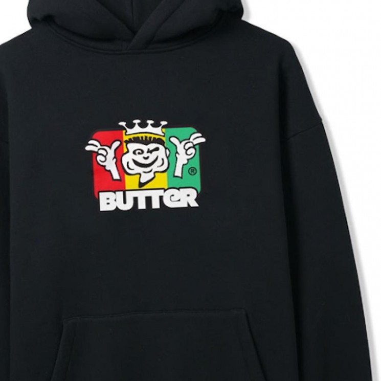 Sudadera Butter Goods King Pullover Hood Black