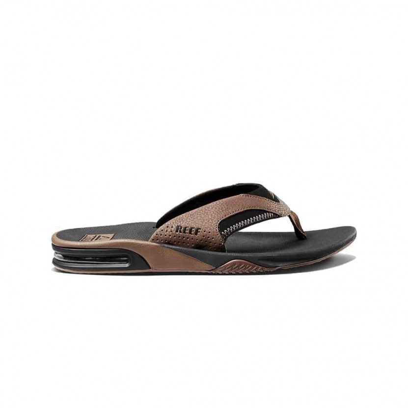 Chanclas Reef M Fanning Black and Tan