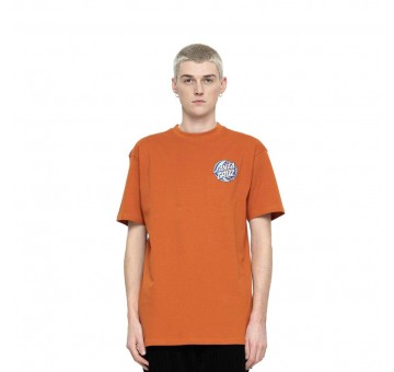 Camiseta naranja ECLIPSE DOT T SHIRT Santa Cruz