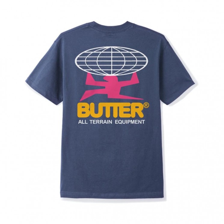 Camiseta azul de hombre ALL TERRAIN TEE Butter Goods