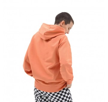 Sudadera Vans color coral con capucha FLYING V OS FT LS HOODIE