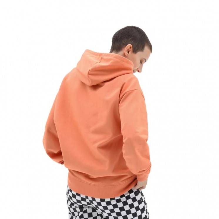 Sudadera Vans color coral con capucha FLYING V OS FT LS HOODIE