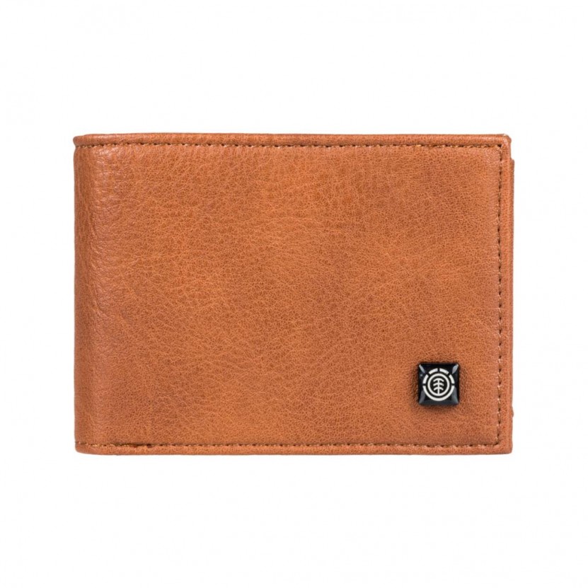Cartera Element Segur Leather Wallet marron