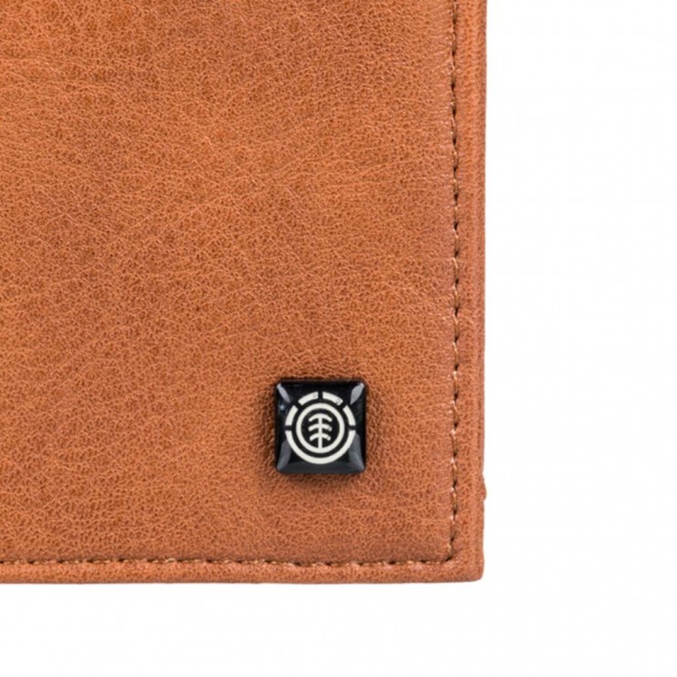 Cartera Element Segur Leather Wallet marron