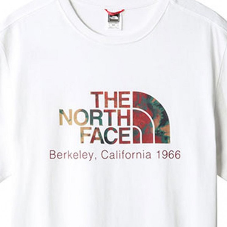 Camiseta The North M SS Red Box Tee blanca