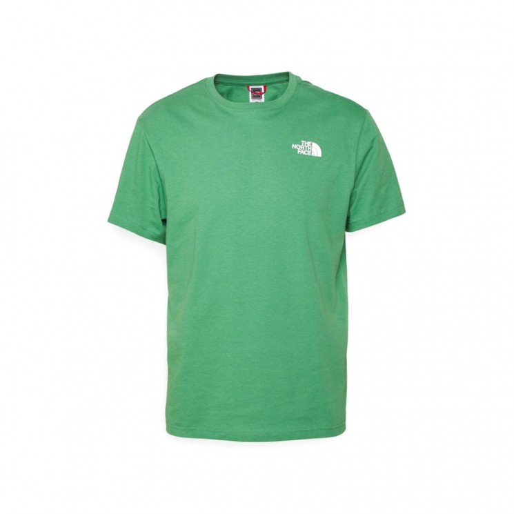 Camiseta verde The North Face M SS RED BOX TEE