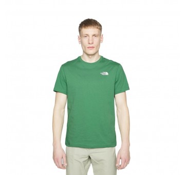 Camiseta verde The North Face M SS RED BOX TEE