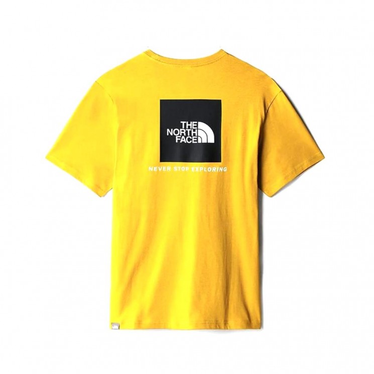 Camiseta amarilla The North Face M SS RED BOX TEE