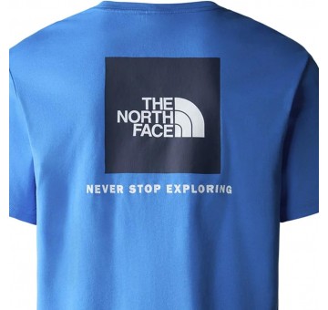 Camiseta azul M SS RED BOX TEE the north face
