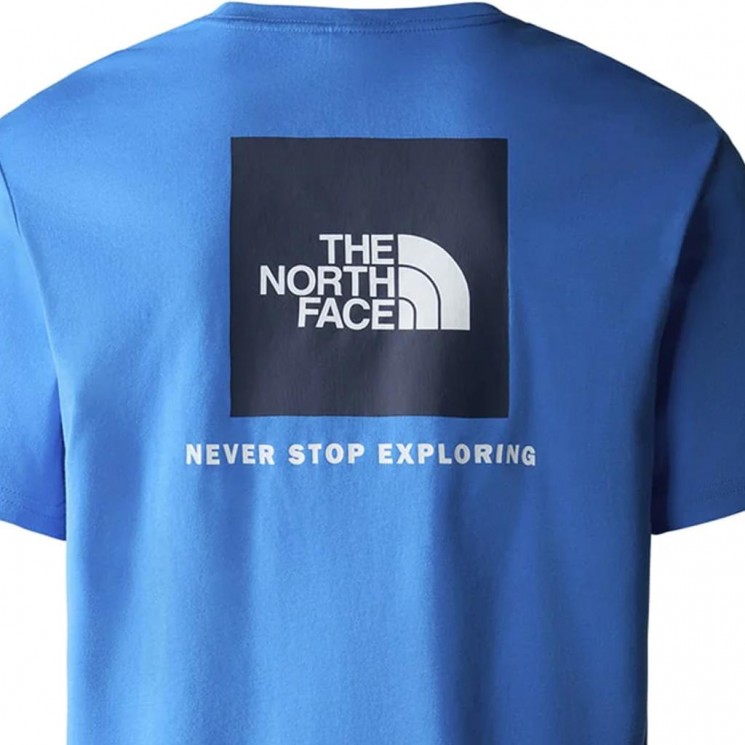 Camiseta azul M SS RED BOX TEE the north face