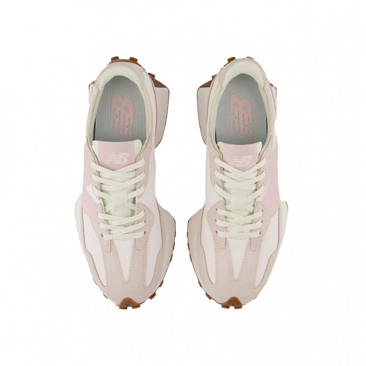 Zapatillas WS327 color blanco y rosa de New Balance