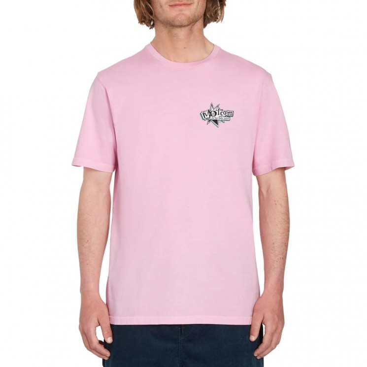 Camiseta rosa manga corta V ENT LP SST de Volcom