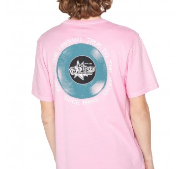 Camiseta rosa manga corta V ENT LP SST de Volcom