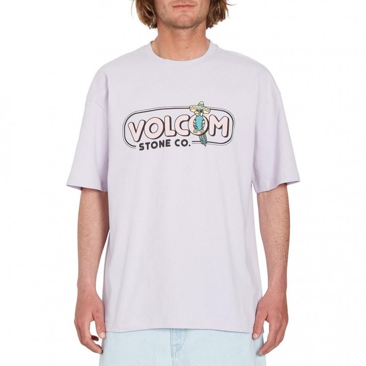 Camiseta malva para hombre CHELADA LSE SST de Volcom