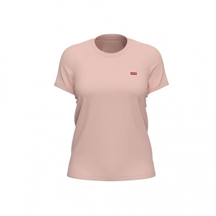Camiseta manga corta color rosa PERFECT TEE LEVI S de mujer
