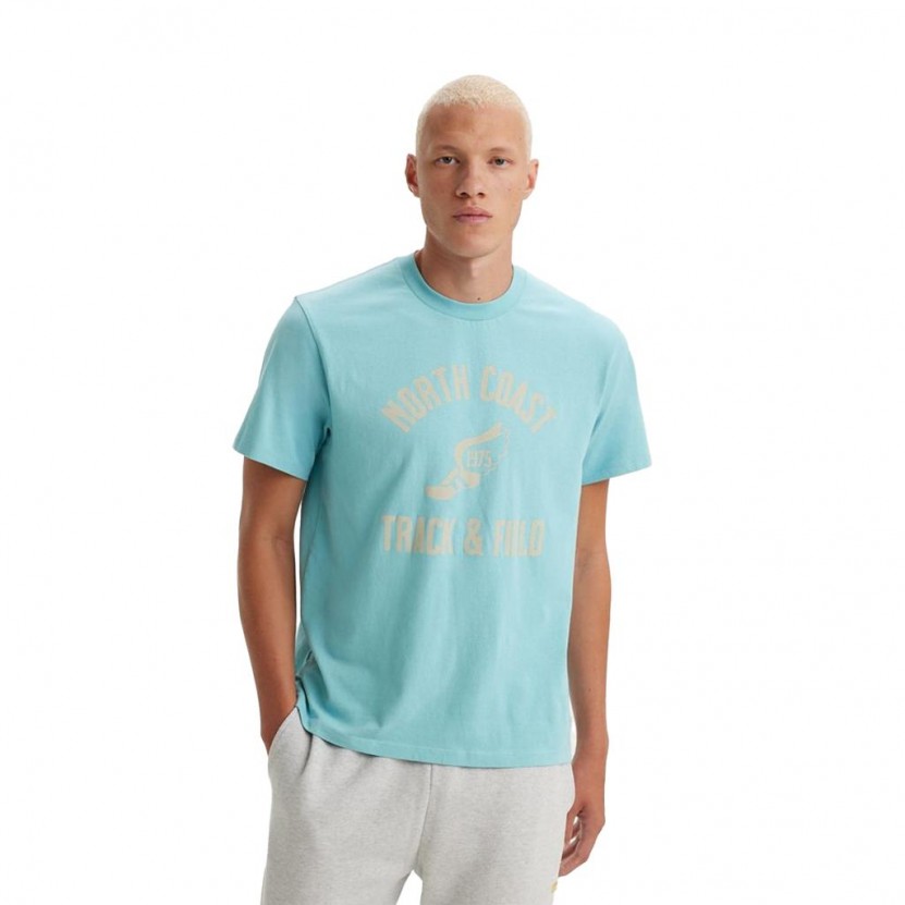 Camiseta manga corta de hombre azul celeste GOLD TAB TEE de LEVIS