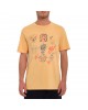 Camiseta de manga corta amarilla Volcom FA SAM RYSER SST