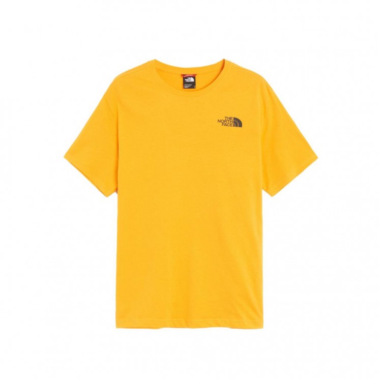 Camiseta amarilla de manga corta The North Face M SS RED BOX TEE