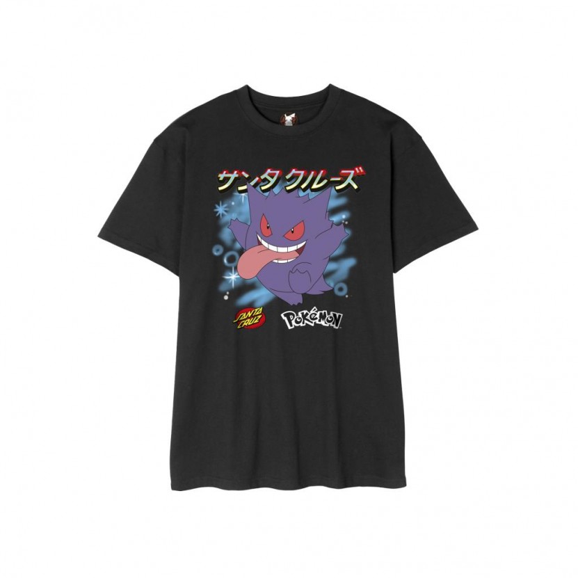 Camiseta negra POKEMON GHOST TYPE 3 T SHIRT Santa Cruz Pokemon